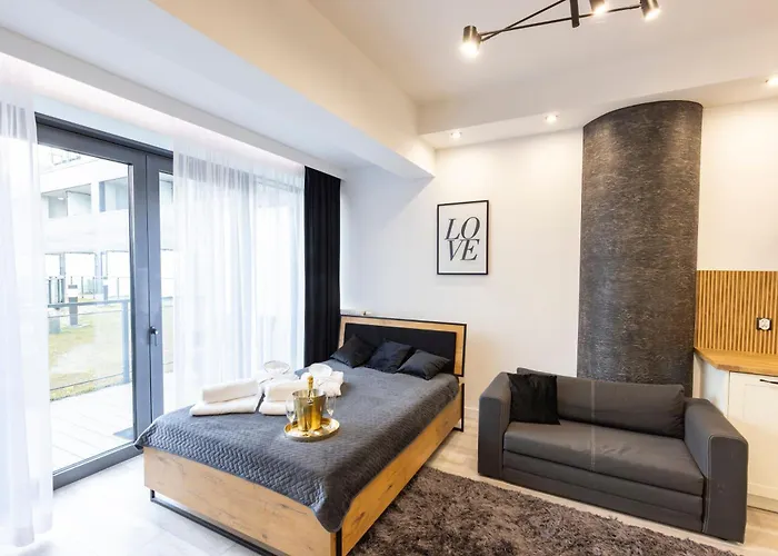 Apartly - Hanza Tower Апартаменты Щецин